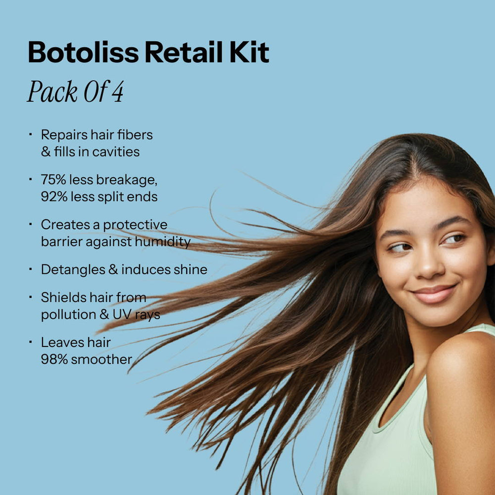 Botoliss Series—professional hair care range for frizz control, smoothness, and enhanced shine for healthier hair.