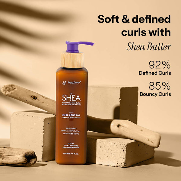 Shea Retention curl leave in moisturizer 80% cream and 20% gel lifestyle
