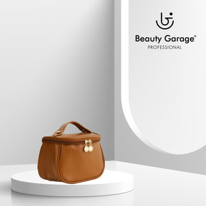 Beauty Garage Cosmetic Bag – Stylish and spacious pouch for organizing makeup, skincare, and grooming essentials on the go
