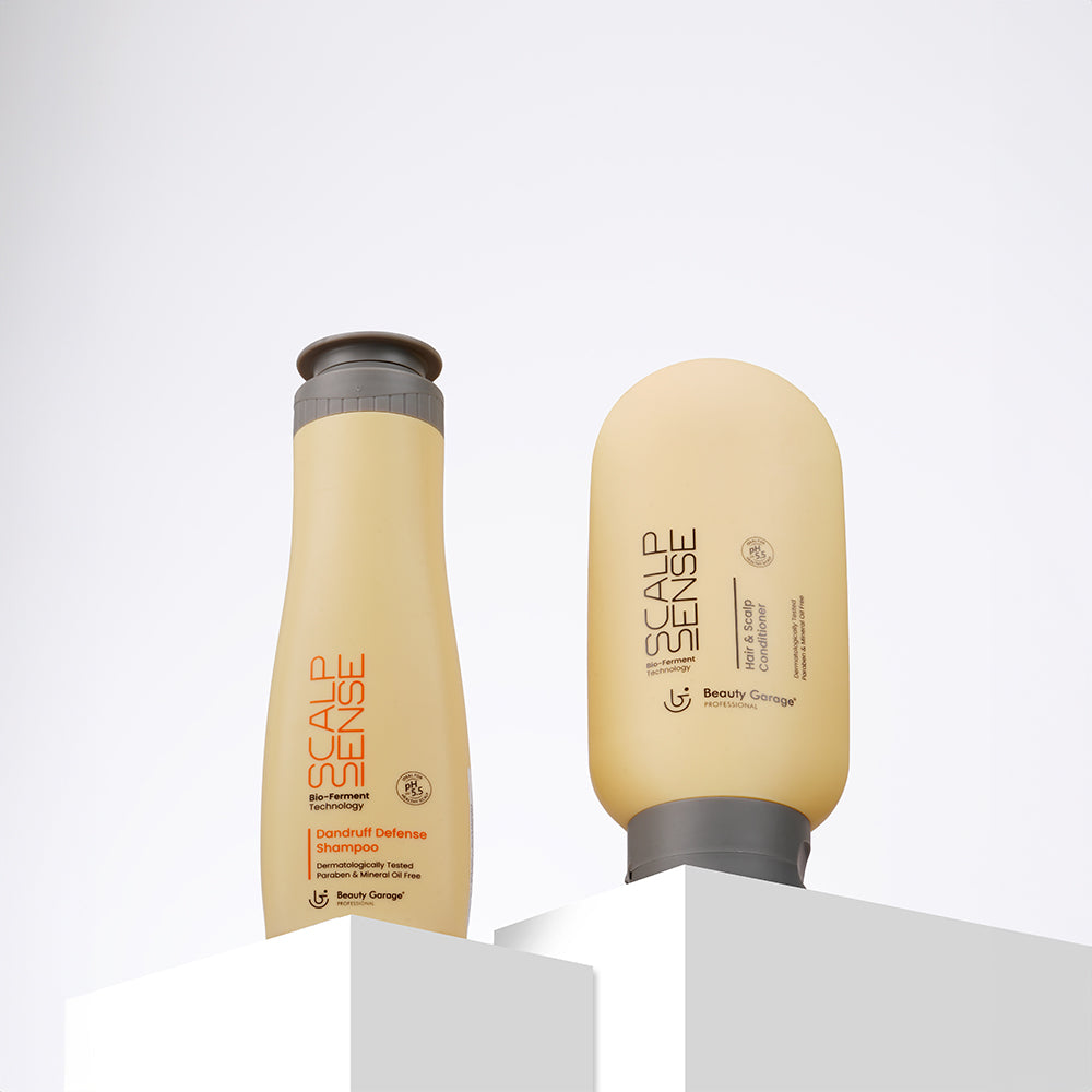 Scalpsense Dandruff Defense Combo—professional care set to combat dandruff, soothe irritation, and restore scalp health.