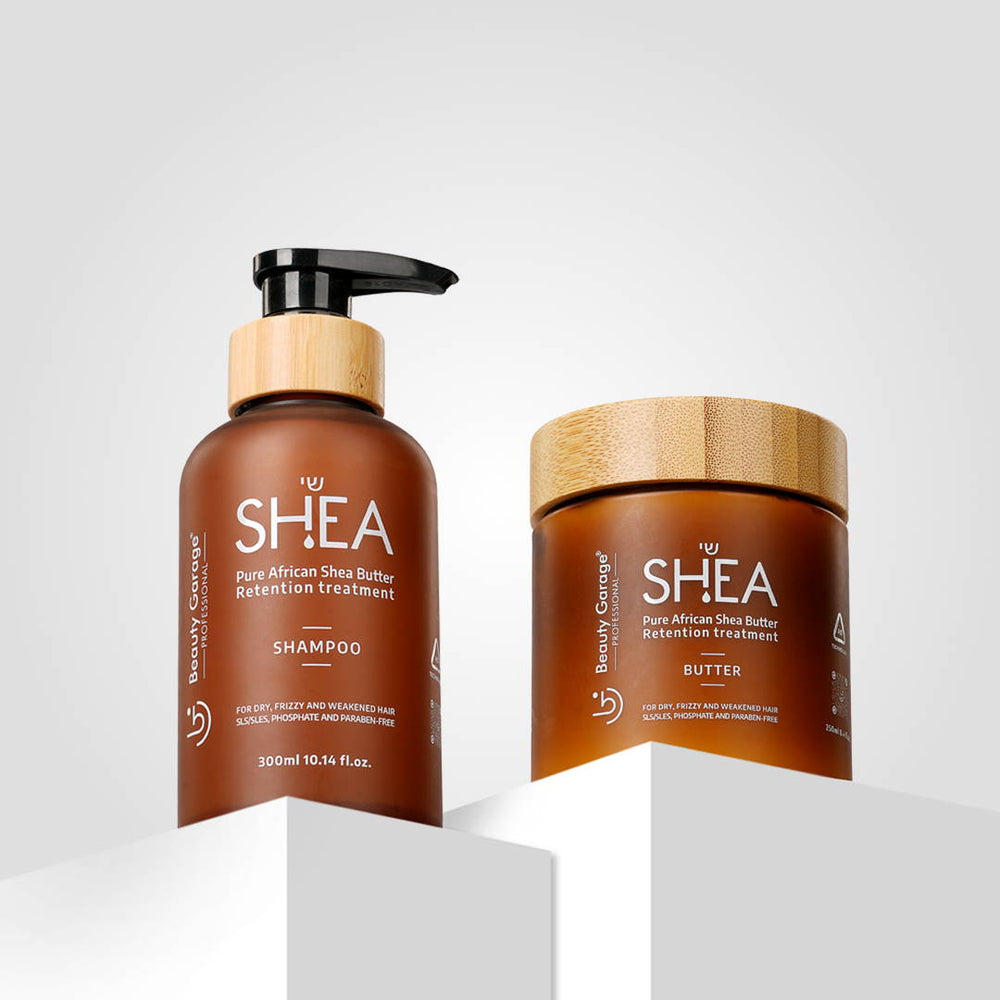 Shea Retention Combo – Shampoo, Hair Butter & Mask for Deep Nourishment, Strength & Hydration | Natural Hair Care