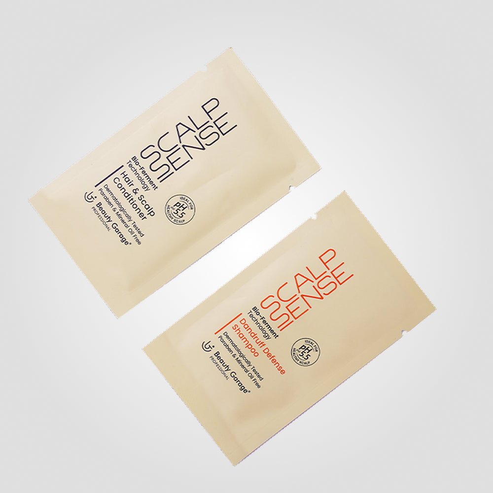 Say goodbye to dandruff – ScalpSense trial combo for a soothed, clean scalp"